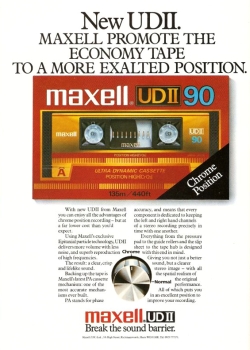 Maxell UD2 1985 EUR AD