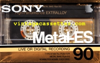 SONY METAL-ES 1985